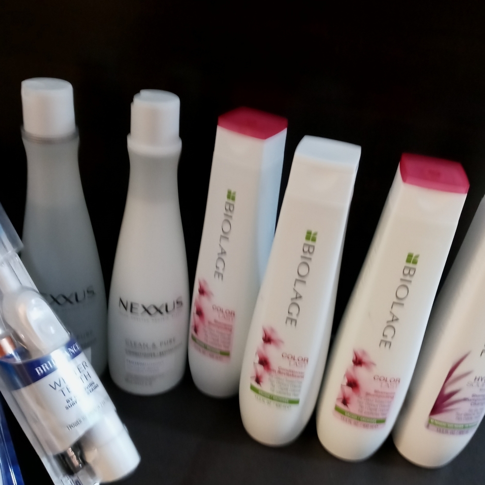 Biolage shampoos&conditioners 6total necud/oral b.